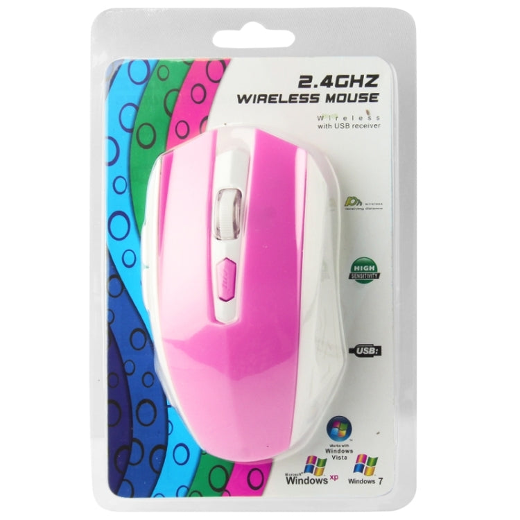 2.4GHz 4 Keys Wireless Optical Mouse with Embedded USB Receiver
