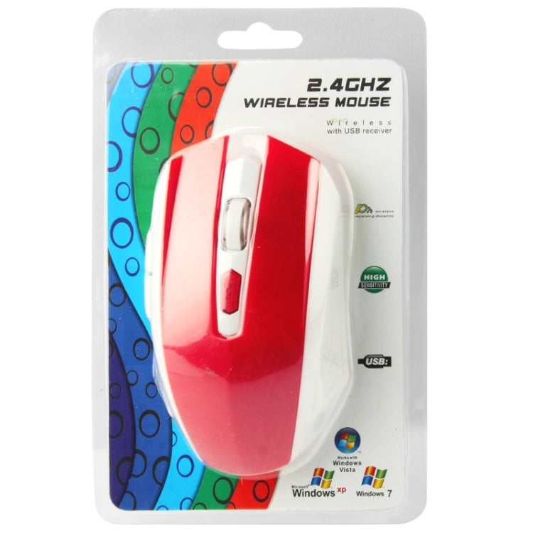 2.4GHz 4 Keys Wireless Optical Mouse with Embedded USB Receiver