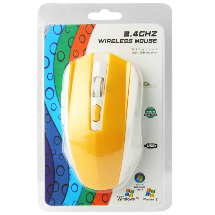 2.4GHz 4 Keys Wireless Optical Mouse with Embedded USB Receiver