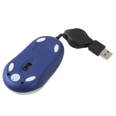 Retractable Mouse (Dark Blue)