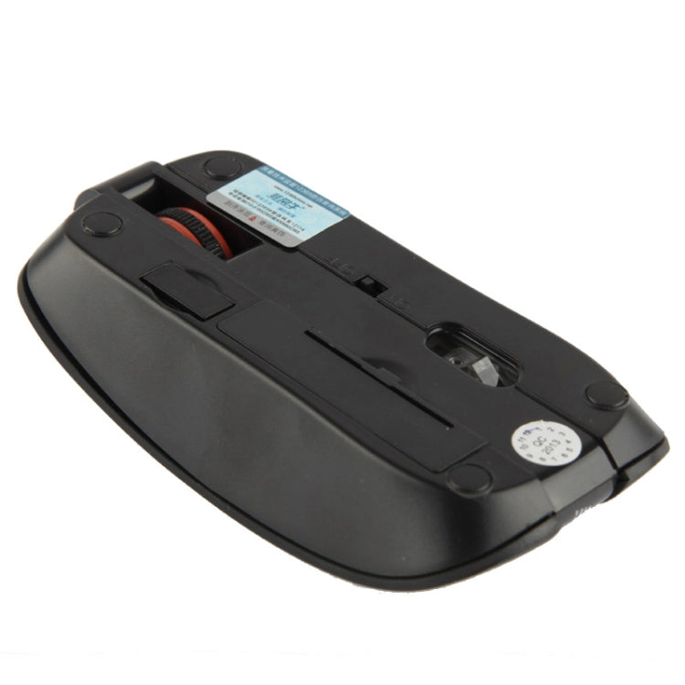 Solar Power 2.4GHz DPI Wireless Optical Mouse with USB Receiver(Black)
