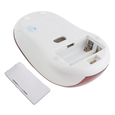 2.4GHz Wireless Optical Mouse with USB Receiver, Plug and Play, Working Distance up to 10 Meters
