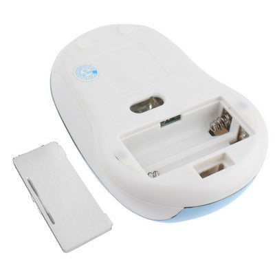 2.4GHz Wireless Optical Mouse with USB Receiver, Plug and Play, Working Distance up to 10 Meters