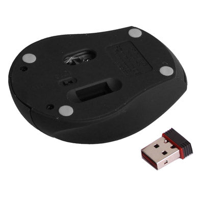2.4GHz Wireless Mini Optical Mouse with USB Mini Receiver, Plug and Play, Working Distance up to 10 Meters