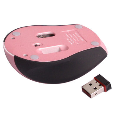 2.4GHz Wireless Mini Optical Mouse with USB Mini Receiver, Plug and Play, Working Distance up to 10 Meters