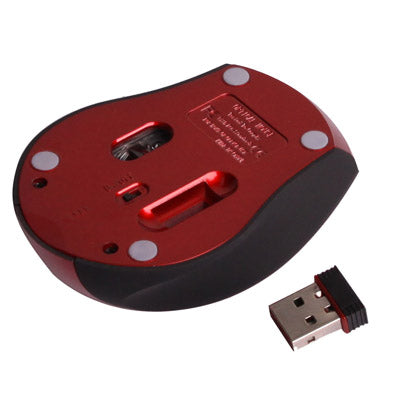 2.4GHz Wireless Mini Optical Mouse with USB Mini Receiver, Plug and Play, Working Distance up to 10 Meters