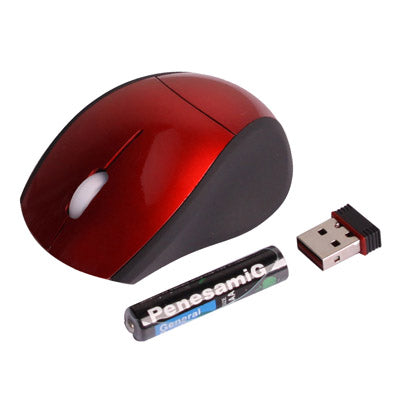 2.4GHz Wireless Mini Optical Mouse with USB Mini Receiver, Plug and Play, Working Distance up to 10 Meters