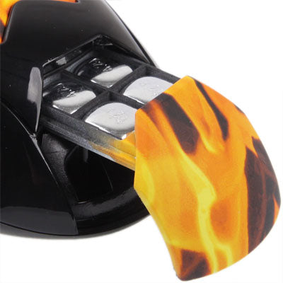 2.4GHz Wireless Flame Pattern 6D Game Mouse with USB Mini Receiver, Plug and Play