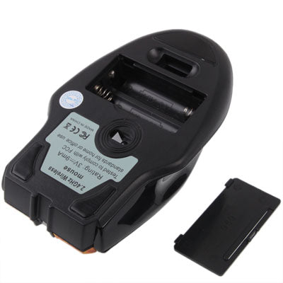 2.4GHz Wireless Flame Pattern 6D Game Mouse with USB Mini Receiver, Plug and Play