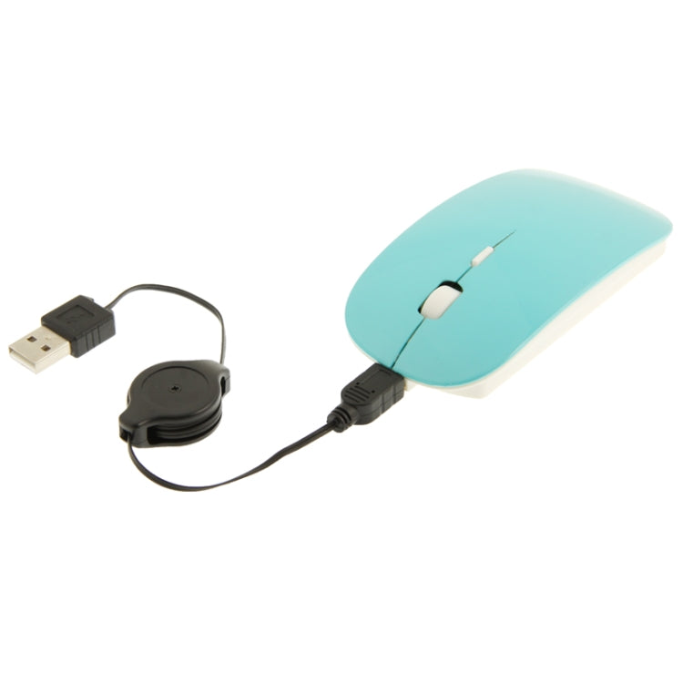 2.4GHz DPI 4D Wireless Optical Mouse with USB Mini Receiver & USB Retractable Cable, Working Distance: 10m