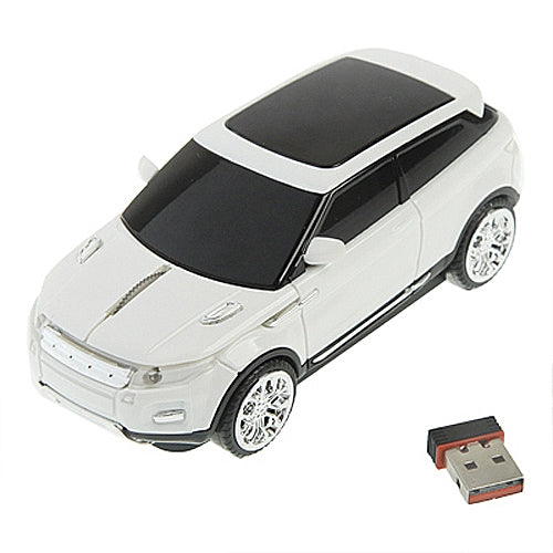 2.4GHz Car Style Wireless 3D Optical Mouse with USB Mini Receiver, Working Distance: 10m
