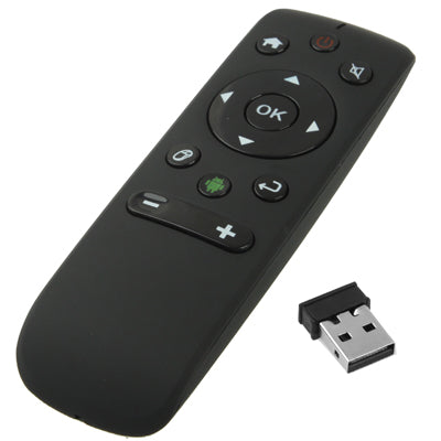 T31 2.4GHz Wireless Air Mouse / Fly Mouse / Smart Remote Control for Android TV Box / Smart TV / TV Stick / PC, Size: 134.7 x 40.1 x 18.9mm(Black)