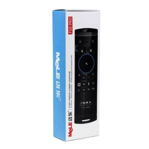 Mele F10-Pro 2.4G Wireless (Air mouse + Motion controller + Wireless keyboard) with Intelligent Voice for Computer / TV / Media Player / Android TV Box(Black)