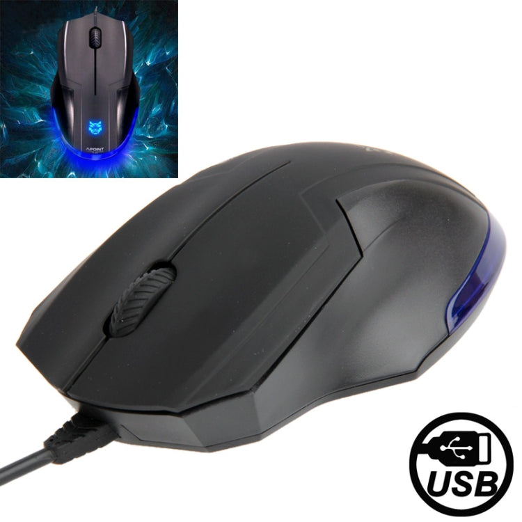 Cold Ice War Wolf 1000 / 1600 DPI USB Optical Competitive Game Mouse