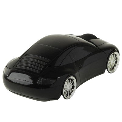 2.4GHz Wireless Car Style Optical Mouse with USB Mini Receiver, Plug and Play, Working Distance up to 10 Meters