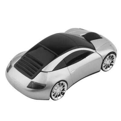 2.4GHz Wireless Car Style Optical Mouse with USB Mini Receiver, Plug and Play, Working Distance up to 10 Meters