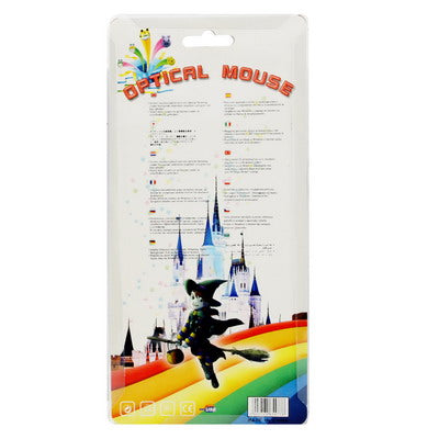 Frog Style 800DPI 3D Cartoon USB Optical Mouse(White)