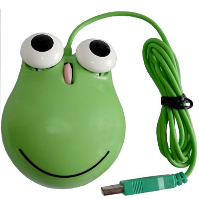 Cute Animal Frog Mouse + Mouse Pad(Green)