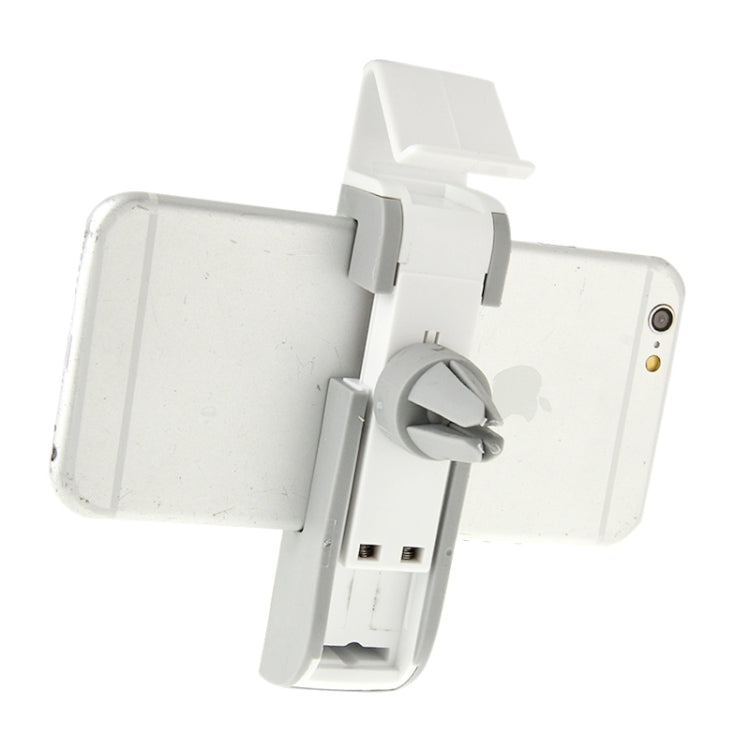 Universal Car Air Vent Phone Holder Stand Mount, For iPhone, Galaxy, Huawei, Xiaomi, Lenovo, Sony, LG, HTC and Other Smartphones (Grey + White)