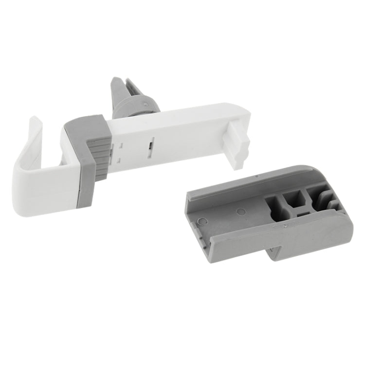 Universal Car Air Vent Phone Holder Stand Mount, For iPhone, Galaxy, Huawei, Xiaomi, Lenovo, Sony, LG, HTC and Other Smartphones (Grey + White)
