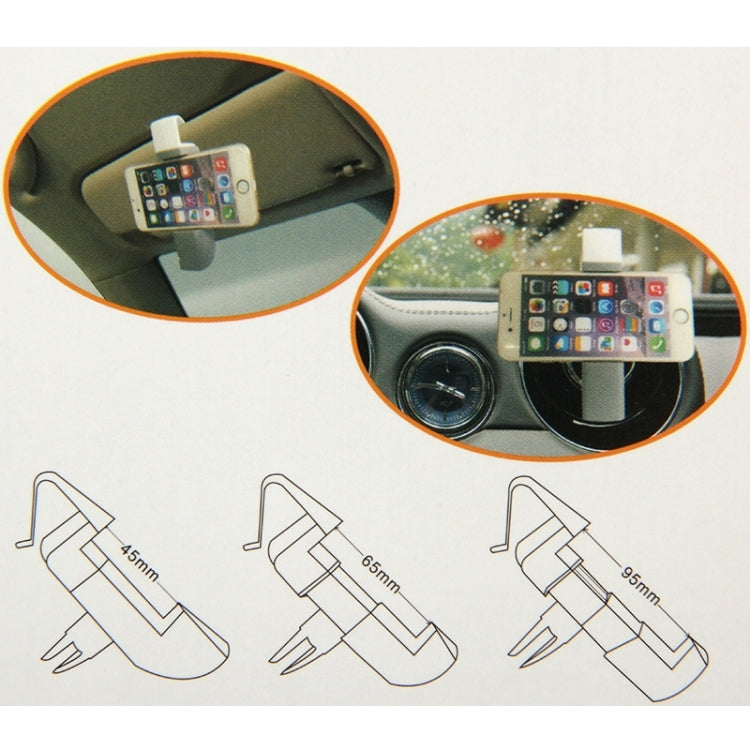 Universal Car Air Vent Phone Holder Stand Mount, For iPhone, Galaxy, Huawei, Xiaomi, Lenovo, Sony, LG, HTC and Other Smartphones (Grey + White)