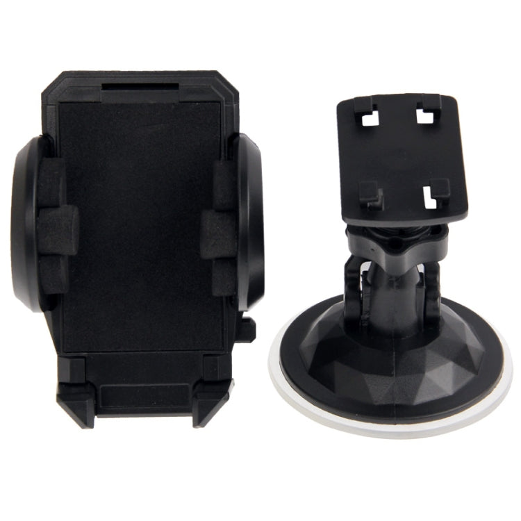 Universal 360 Degree Rotation Suction Cup Car Holder / Desktop Stand, For iPhone, Galaxy, Sony, Lenovo, HTC, Huawei, and other Smartphones of Width: 3.5cm - 10cm(Black)