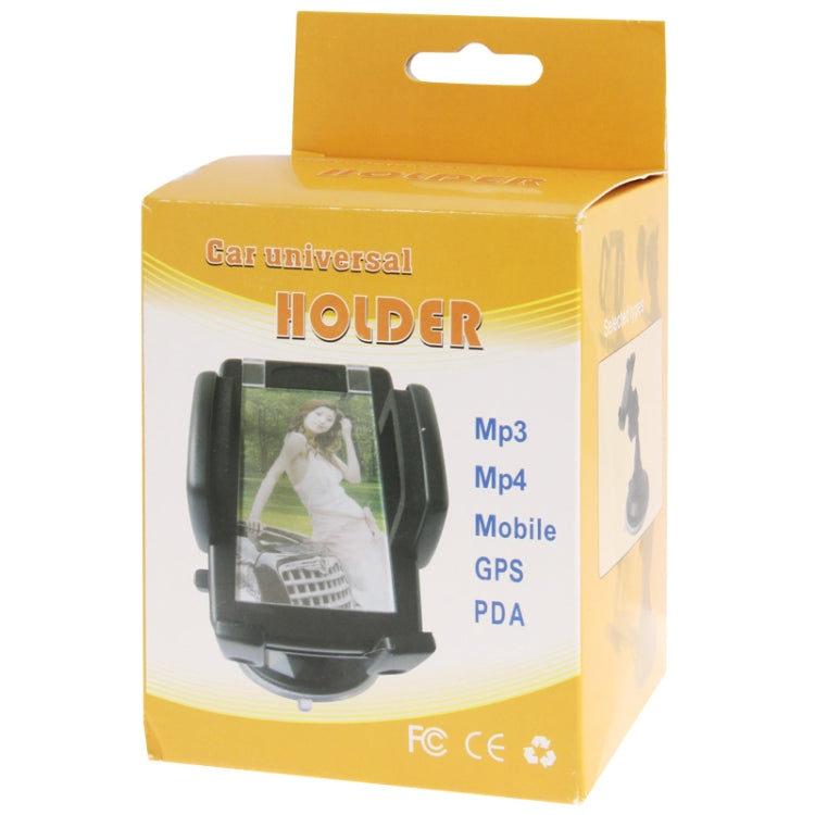 Universal 360 Degree Rotation Suction Cup Car Holder / Desktop Stand, For iPhone, Galaxy, Sony, Lenovo, HTC, Huawei, and other Smartphones of Width: 3.5cm - 10cm(Black)