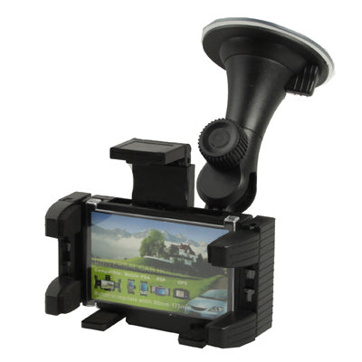 Car Universal Scalable Holder, Width: 8.5-17.5cm, For iPhone, Galaxy, Sony, Lenovo, HTC, Huawei, and other Smartphones(Black)