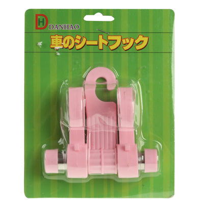 Plastic Hook Holder for Car Seat Headrest Backrest, Max Load: 6kg(Pink)