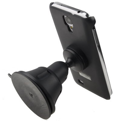 Suction Cup Car Stretch Holder for Galaxy S IV / i9500(Black)
