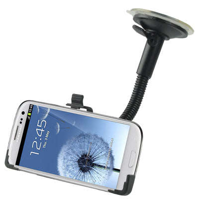 Suction Cup Car Holder for Galaxy SIII / i9300(Black)