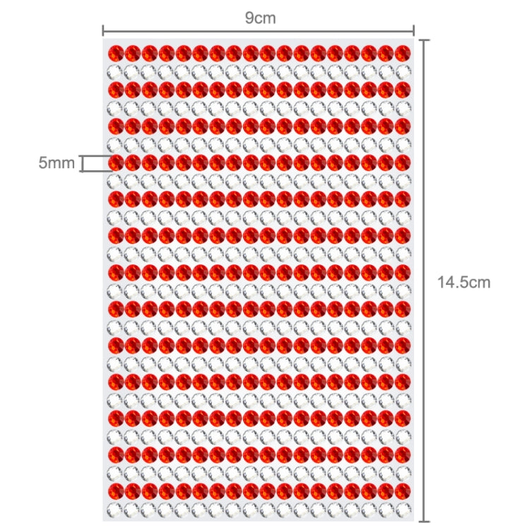 468 PCS Glitter Crystal Diamond Decoration / Shining Rhinestone Sticker for Car Sticker & Cell Phone Ornament