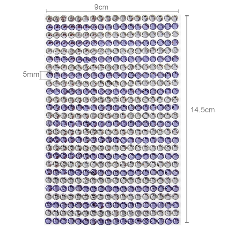 468 PCS Glitter Crystal Diamond Decoration / Shining Rhinestone Sticker for Car Sticker & Cell Phone Ornament