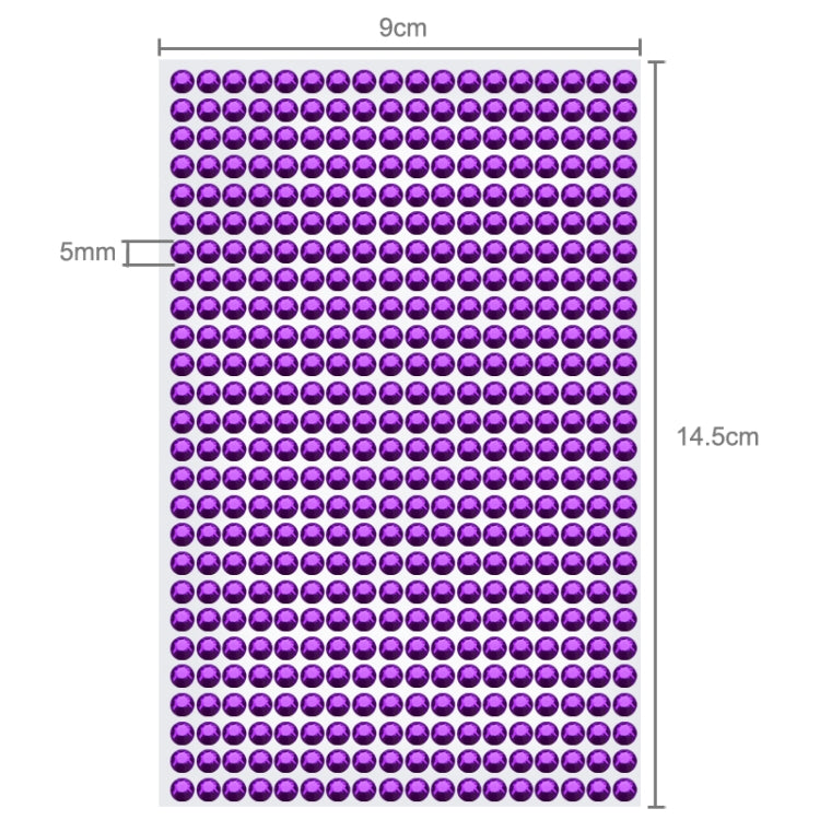 468 PCS Glitter Crystal Diamond Decoration / Shining Rhinestone Sticker for Car Sticker & Cell Phone Ornament