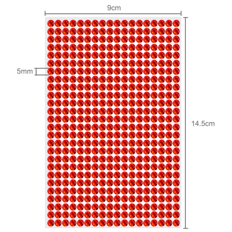 468 PCS Glitter Crystal Diamond Decoration / Shining Rhinestone Sticker for Car Sticker & Cell Phone Ornament