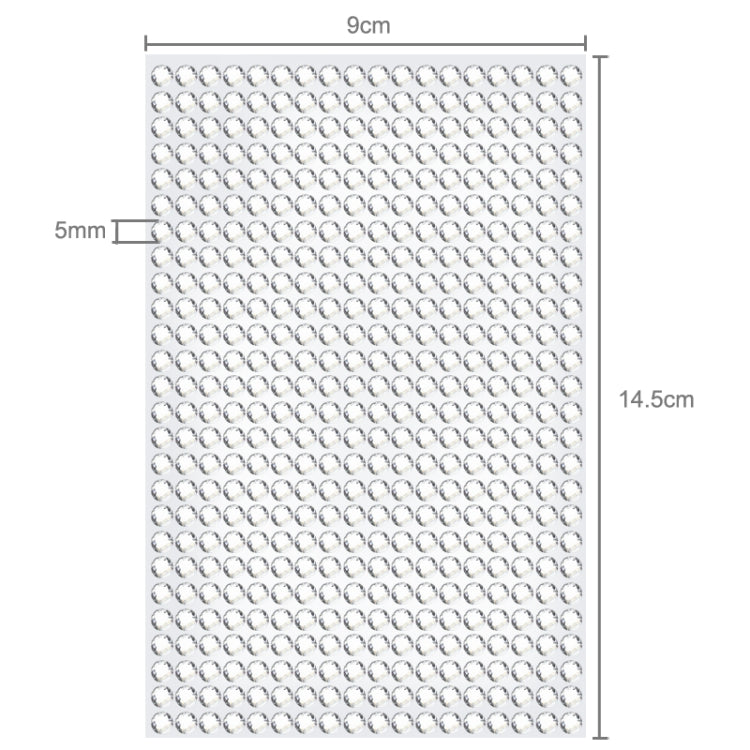 468 PCS Glitter Crystal Diamond Decoration / Shining Rhinestone Sticker for Car Sticker & Cell Phone Ornament