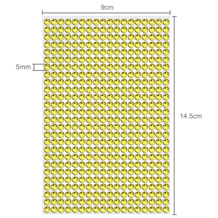 468 PCS Glitter Crystal Diamond Decoration / Shining Rhinestone Sticker for Car Sticker & Cell Phone Ornament