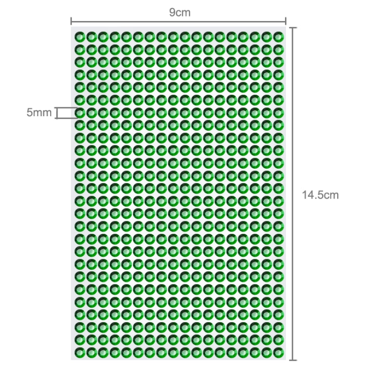 468 PCS Glitter Crystal Diamond Decoration / Shining Rhinestone Sticker for Car Sticker & Cell Phone Ornament