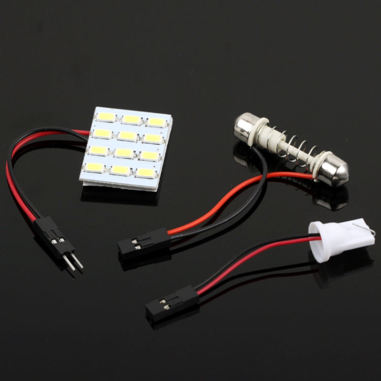 DC 12V SMD 12 LED Dome Light, Car Interior Light Panel