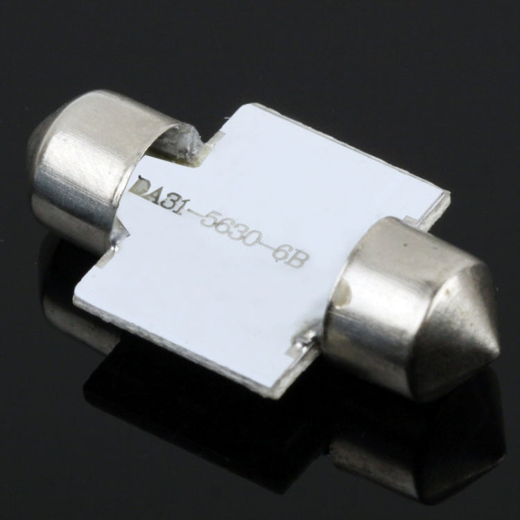 31mm 6 LED 5630 SMD Car Bulb Reading Light (Pair)