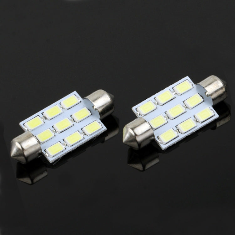 39mm 9 LED 5630 SMD Car Bulb Reading Light (Pair)