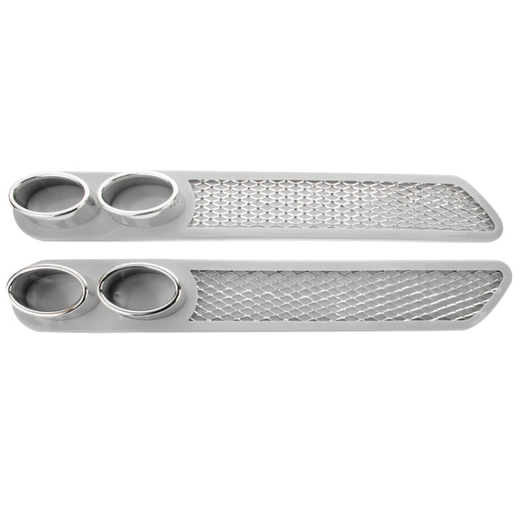 2 PCS Car Tail Pipes Exhaust Pipe Decorative Sticker