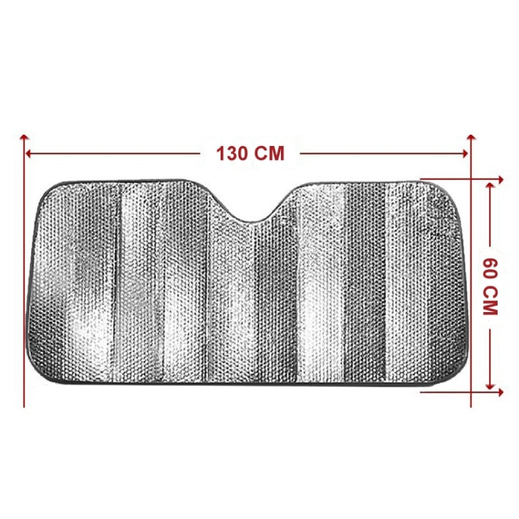 Foldable Car Back Windshield Sunscreen Foil, Size: 125 x 60 cm