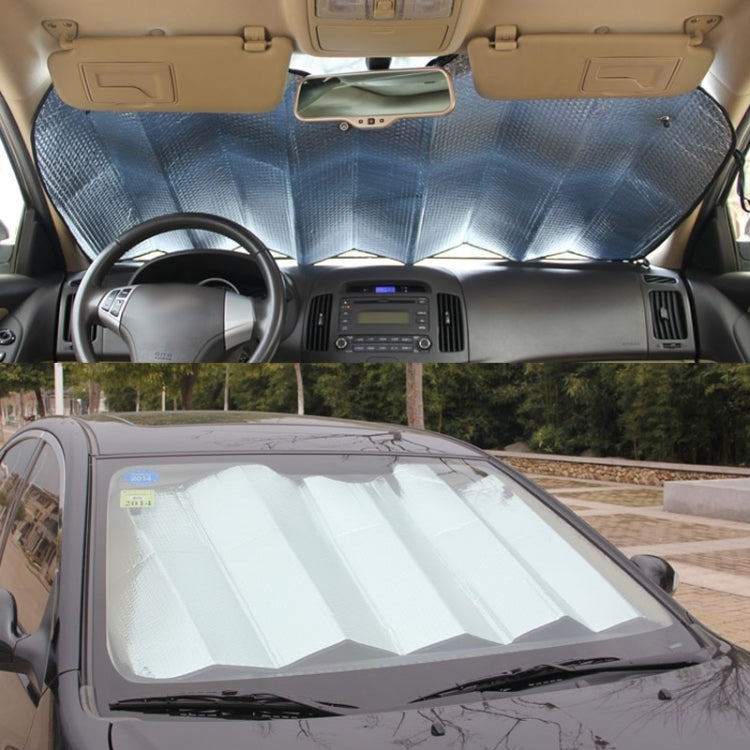 Foldable Car Front Windshield Sunscreen Foil, Size: 140 x 70 cm