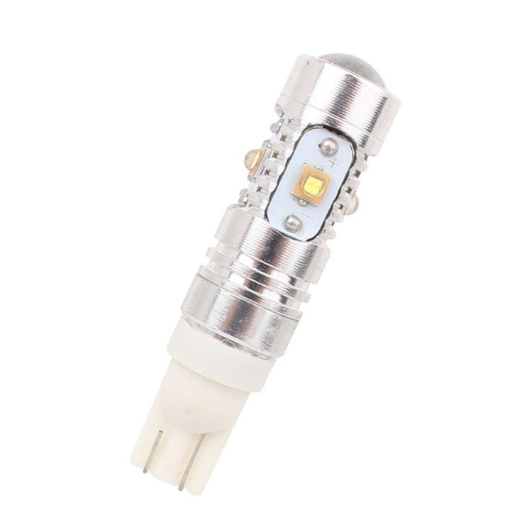 T10 25W 1250LM 6500K White Light 5 XT-E LED Car clearance light , Constant Current , DC12-24V ( Silver + Yellow )