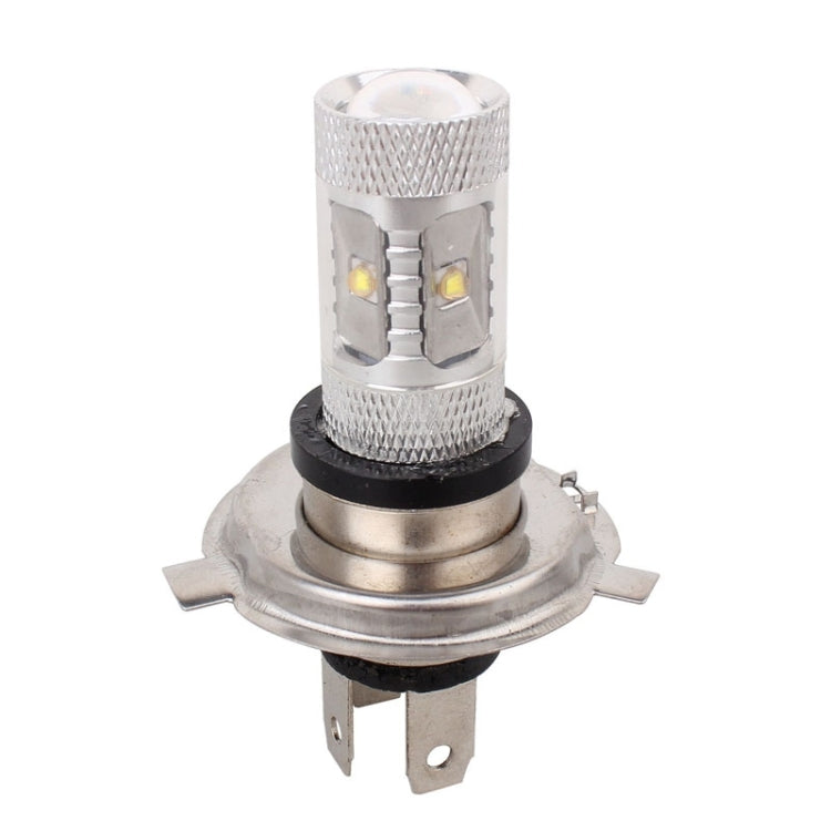 H4 30W 700LM 6500K White Light 6 cree LED Car Foglight , Constant Current , DC12-24V ( Silver + Yellow )