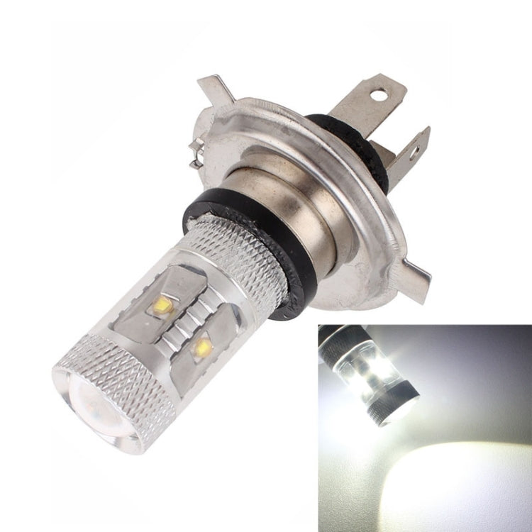 H4 30W 700LM 6500K White Light 6 cree LED Car Foglight , Constant Current , DC12-24V ( Silver + Yellow )