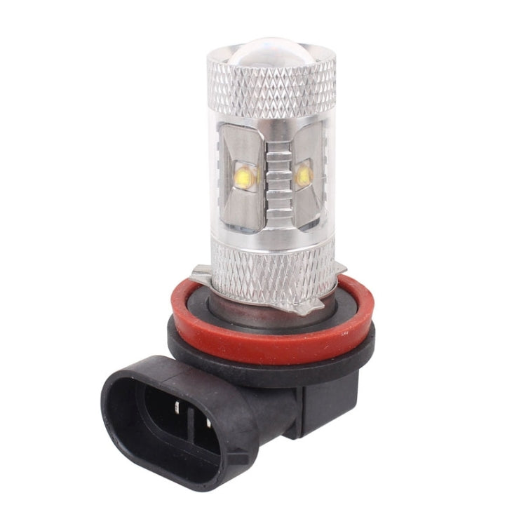 H11 30W 700LM 6500K White Light 6 cree LED Car Foglight , Constant Current , DC12-24V ( Silver + Black )