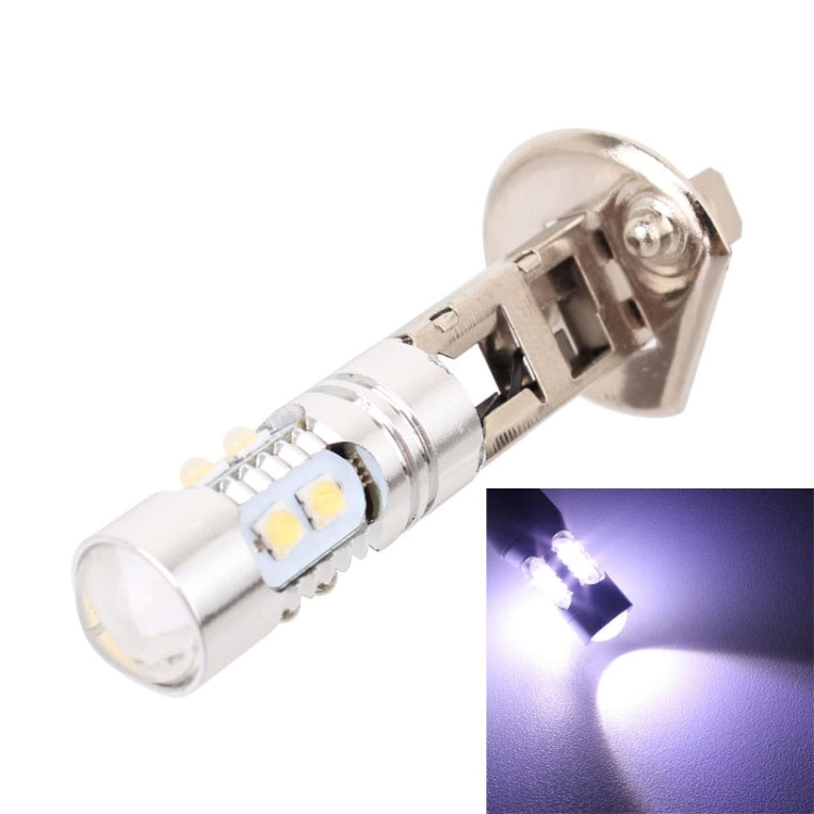 H1 50W 600LM 5500K White Light 10 SMD-2828-LEDs Car Foglight , Constant Current , DC12-24V(White Light)