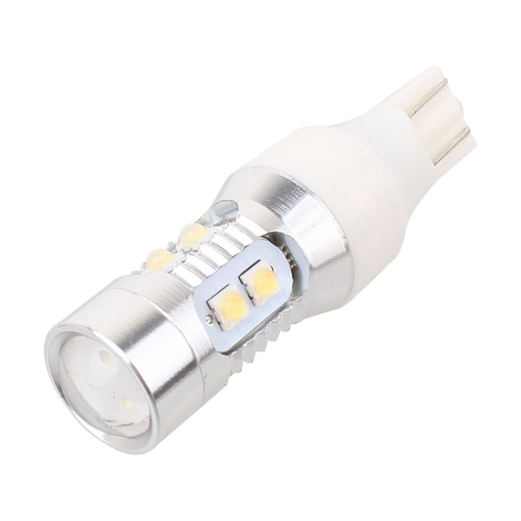 T15 50W 600LM 5500K White Light 10 SMD-2828-LEDs Car Foglight , Constant Current , DC12-24V